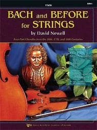 Bach and Before for Strings Violin string method book cover Thumbnail